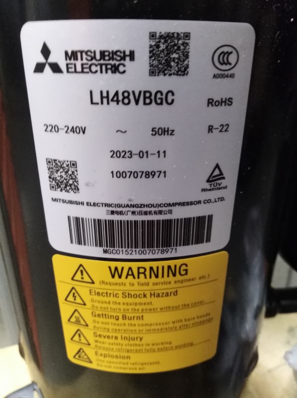 Компрессор ротационный Mitsubishi Electric LH48VBGC
