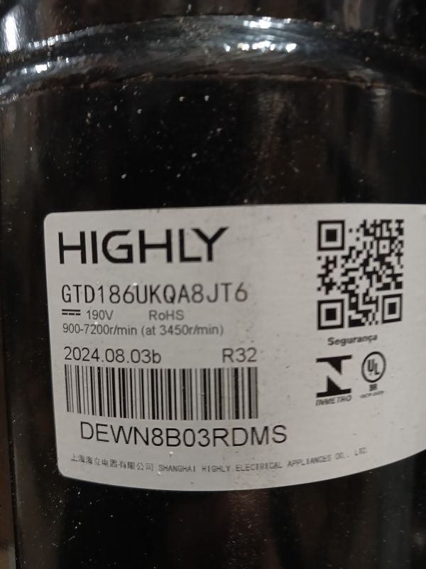 Компрессор инверторный Highly GTD186UKQA8JT6