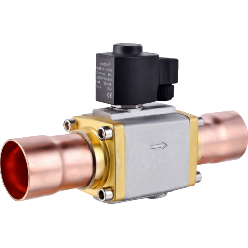 Соленоїдний вентиль HONGSEN HVP32-11T з котушкою 220В(пайка 1 3/8 ", 16м3 / ч, 45 Бар)