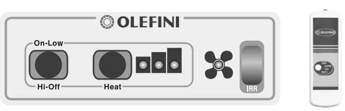 Теплова завіса Olefini LCEH-18