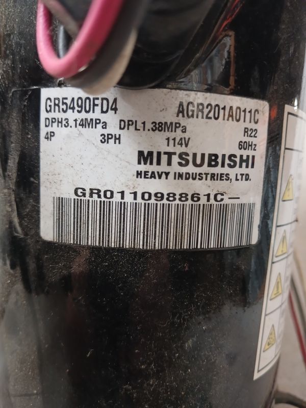 Компрессор инверторный Mitsubishi Heavy AGR201A011C(GR5490FD4)