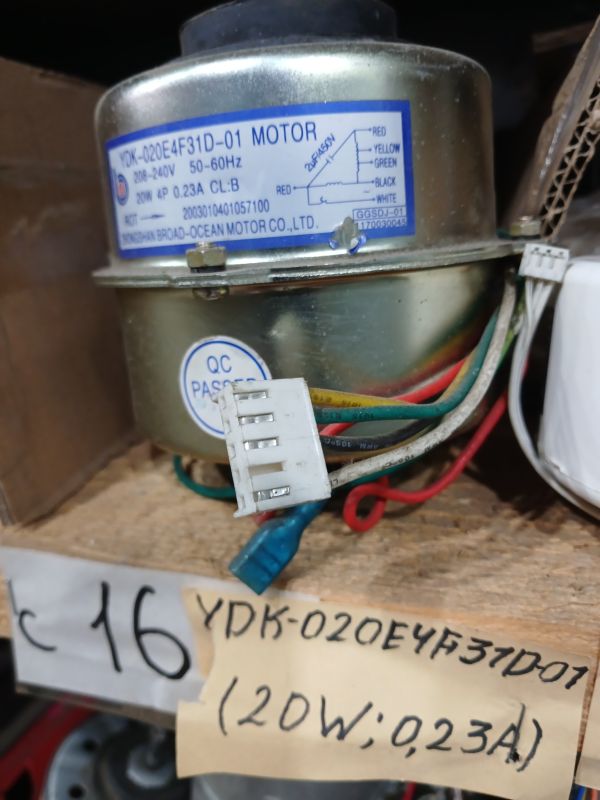 Двигатель внутреннего блока кондиционера YDK-020E4F31D-01