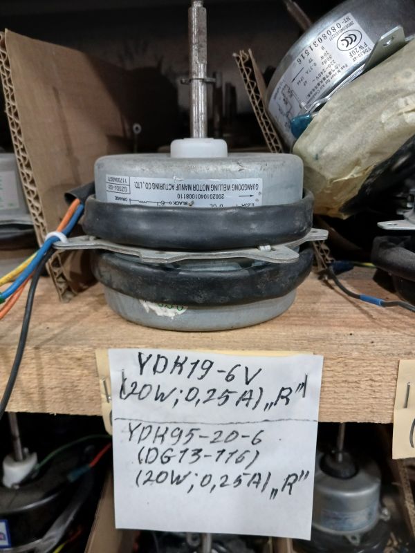 Двигун вентилятора зовнішнього блоку кондиціонера YDK19-6V